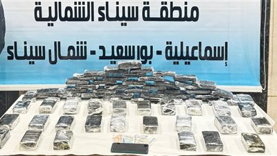 مصرع 4 عناصر إجرامية وضبط أسلحة ومخدرات بـ 100 مليون جنيه (صور)