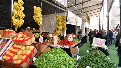 بعد الإقبال الكبير، استمرار فعاليات سوق اليوم الواحد بالمنصورة 