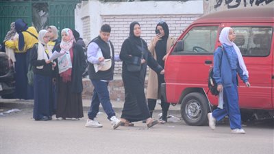 طلاب الصف الأول الثانوي بالقاهرة: امتحان الإنجليزي سهل ويفتح النفس (فيديو) 