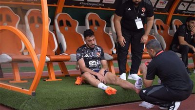 كوكا بديلا لأكرم توفيق بعد إصابته خلال عمليات الإحماء استعدادا لاستاد أبيدجان 