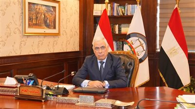 النائب العام يستقبل المحامي العام الأول لنيابة استئناف بني سويف