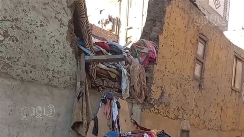 انهيار منزل فى اسوان