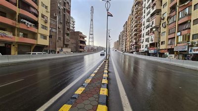 الجيزة ترفع تراكمات مياه الأمطار
