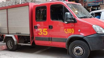 ندب الأدلة الجنائية لحريق نشب بوحدة التحفظ على السيارات 