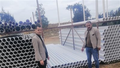 ضبط مصنع مواسير مياه يستخدم خام مجهول المصدر بالمنصورة