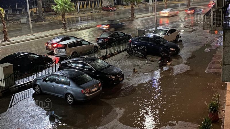 تساقط الأمطار على