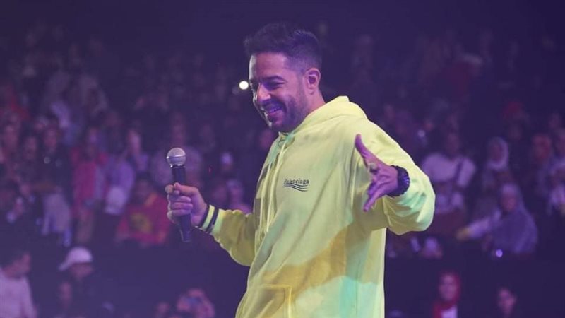 حماقي من الحفل