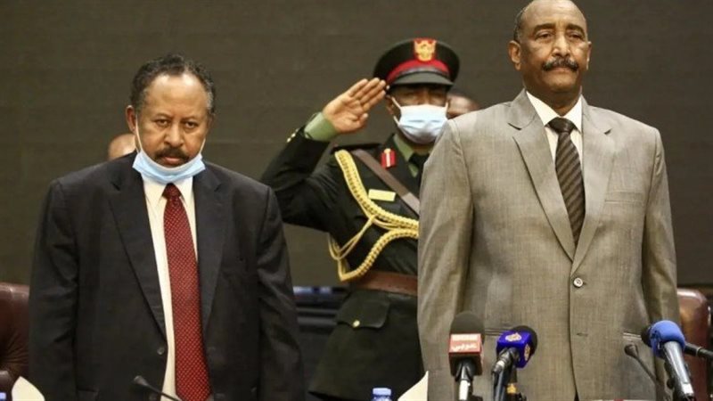 عبد الله حمدوك والبرهان