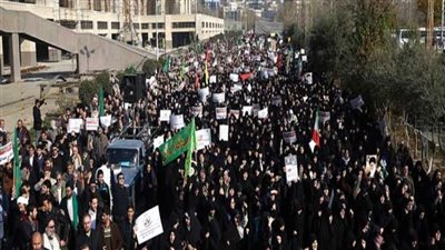 مظاهرة حاشدة بسبب انقطاع المياه في إيران 