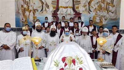 أسقف الإسماعيلية يرسم ٢٠ شماسا لكنيسة مارجرجس بفايد
