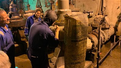 رفع كفاءة محطة بورسعيد للصرف الصحي في الإسماعيلية | صور