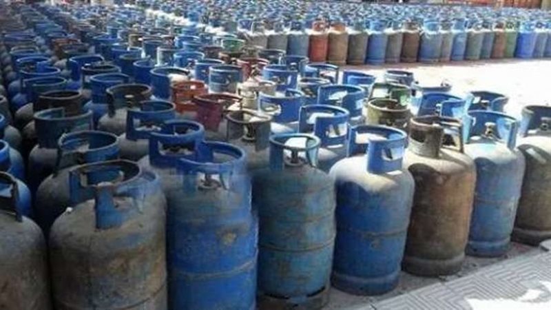 إحدى مستودعات البوتاجاز