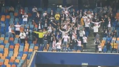 جماهير الزمالك تهتف للمحلة بعد تسجيل هدف التعادل في مرمى الأهلي | فيديو