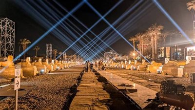 استعدادات مطار الأقصر لاستقبال وفود حفل افتتاح طريق الكباش