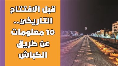 قبل الافتتاح التاريخي.. 10 معلومات عن طريق الكباش| إنفوجراف