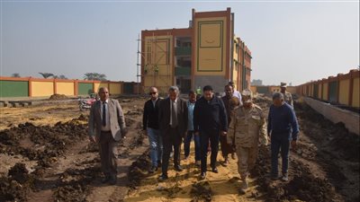 نائب محافظ بني سويف يتابع الموقف التنفيذي لمشروعات حياة كريمة بمركز ناصر
