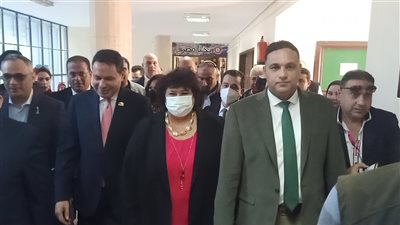 محافظ الدقهلية ونواب البرلمان في استقبال وزيرة الثقافة| فيديو وصور 
