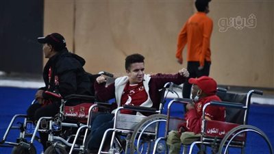 فرحة ذوي الهمم بالهدف الثاني للأهلي|صور 