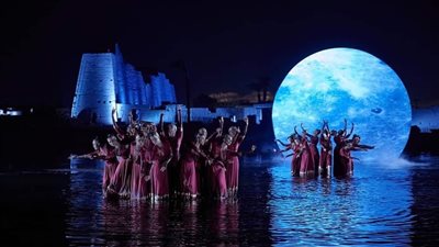 البحيرة المقدسة تخطف الأنظار في حفل افتتاح طريق الكباش.. و10 معلومات تكشف السر الأعظم 