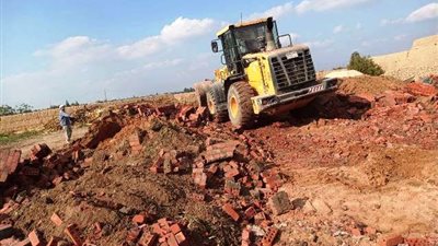 إزالة ١٤٥ حالة تعد على الأراضي الزراعية بالشرقية 