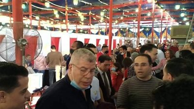  شوبير يدلي بصوته في انتخابات الأهلي ويدعم قائمة الخطيب