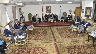 محافظ أسيوط يستقبل وفد الجمعية المصرية لرواد الكشافة والمرشدات 