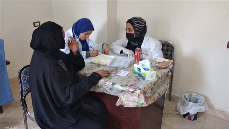 جانب من القافلة الطبيبة