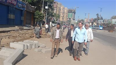 رئيس حي جنوب الجيزة يتابع أعمال كوبري البكباشي 