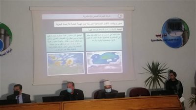 صرف الإسكندرية يعقد مؤتمرا صحفيا لشرح تداعيات نوة المكنسة| صور 