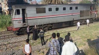 مصرع شخص أسفل عجلات قطار فى المنوفية