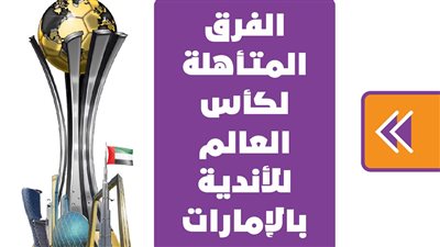 الفرق المتأهلة لكأس العالم للأندية بالإمارات | إنفوجراف