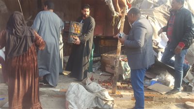 شن حملات لإزالة التعديات فى الأقصر 