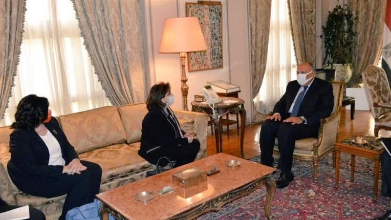 وزير الخارجية والمديرة