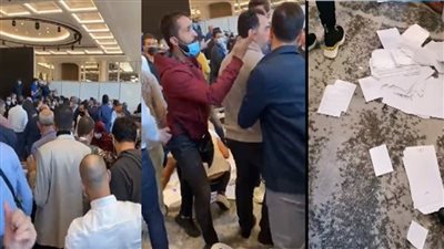 اشتباك بالأيدي ورمي صناديق الاقتراع.. إلغاء نتائج انتخابات أطباء الأسنان في لبنان | فيديو