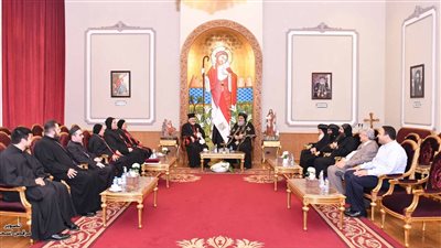 البابا تواضروس يستقبل بطريرك السريان الكاثوليك