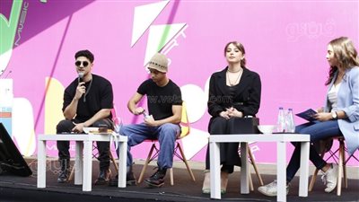 أدهم الشرقاوي في ملتقى الإبداع: أقضي وقتي على البورصة.. وأتمني أن أكون مثل براد بيت | فيديو 