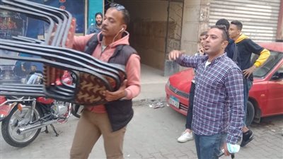 غلق سناتر الأهلاوية وتشميع 10 محلات ببولاق والهرم | صور