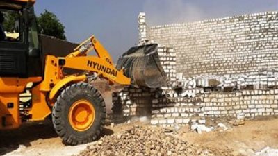  إزالة تعديات بناء فى 4 أحياء بالجيزة خلال حملة مكبرة | فيديو 