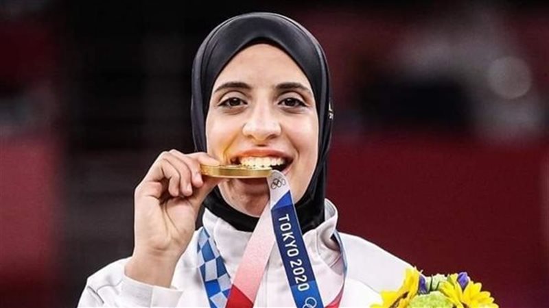 فريال أشرف لاعبة