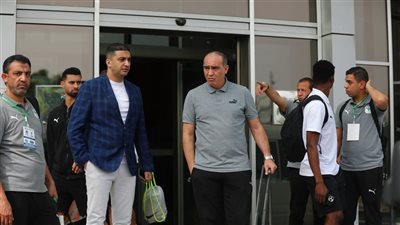 بعثة المصري تتوجه إلى ستاد جودسويل أكبابيو لخوض مباراة إنيمبا (صور)