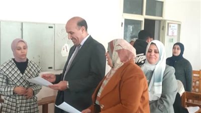 نائب رئيس الجامعة يتابع انتظام سير امتحانات كلية التمريض