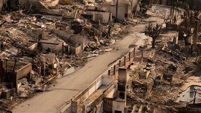 حرائق لوس أنجلوس، النار تحرق أحياء كاملة وتحولها إلى رماد (صور)