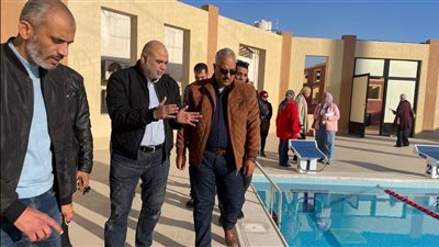 بتكلفة 23 مليون جنيه، الصبروط يتفقد حمام السباحة الجديد بنادي حدائق الأهرام