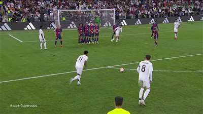 رودريجو يقلص الفارق ويسجل الهدف الثاني لريال مدريد في مرمى برشلونة