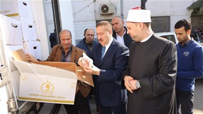 محافظ المنوفية يشهد استلام 4 أطنان لحوم ضمن مشروع 