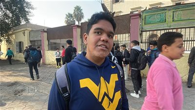 ماذا قال طلاب ثانية ثانوي بالجيزة عن امتحان الرياضيات؟ (فيديو)