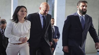 صورة لوزيرة خارجية ألمانيا تثير أزمة جديدة للحكومة السورية (فيديو)