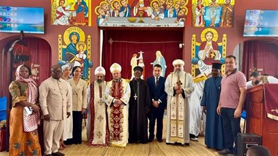 تدشين أول كنيسة قبطية أرثوذكسية في توجو