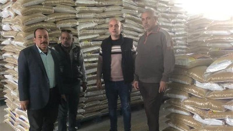 ضبط20 طن مكرونة غيرمدون