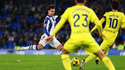 الشوط الأول، تعادل سلبي بين ريال سوسيداد وفياريال في الدوري الإسباني 